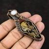 Tree Of Life Septarian Gemstone Pendant Copper Wire Wrapped Jewelry Rainbow Moonstone Jewelry Gift For Mother Septarian Jewelry For Women