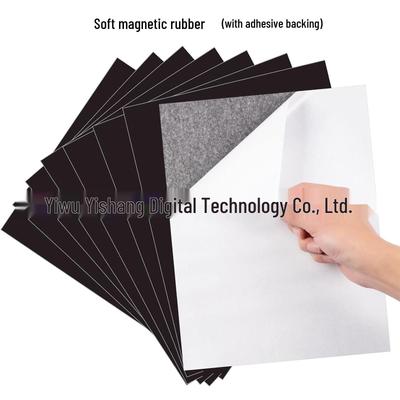 Kendin Yap Manyetik Sticker: 0,4 mm A4 Fotoğraf Yapıştırıcısı, Buzdolabı için Yumuşak Kauçuk Şerit, 6 inç ve 10 inç