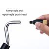 Anti-Scald Wood Handle Cleaning Brush Replacement Coffee Machine Steam Cleaning Brush Coffee Machine Cleaning Tool