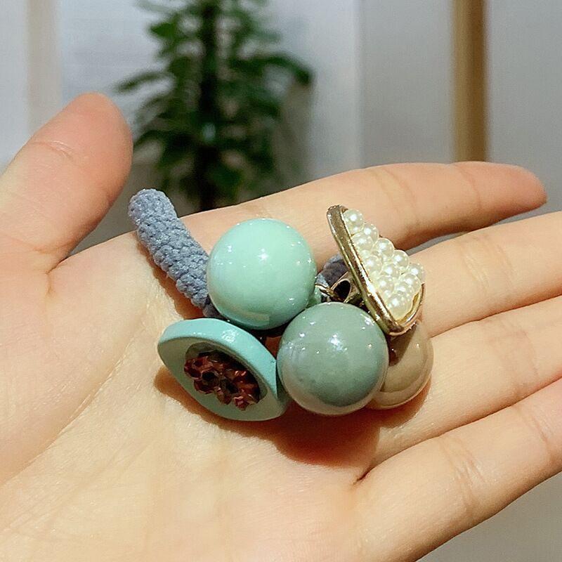 Κορεάτικο κομψό βραχιόλι με σχοινί μαλλιών Scrunchie ελαστικά λαστιχάκια μαλλιών