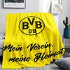 1 Peça Cobertor de Flanela com Estampa BVB, Alta Qualidade Todas as Estações, Decoração de Casa, Calor e Conforto, Perfeito para Presentes de Natal