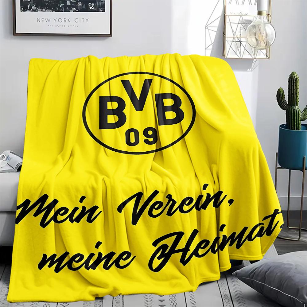 1 Peça Cobertor de Flanela com Estampa BVB, Alta Qualidade Todas as Estações, Decoração de Casa, Calor e Conforto, Perfeito para Presentes de Natal