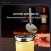 Heat-Resistant Glass Condiment Jar Set