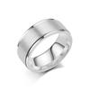 Simple Titanium Steel Matte Ring Men's, Fashionable Couple Ring Niche Plain Ring Stainless Steel Ring Jewelry