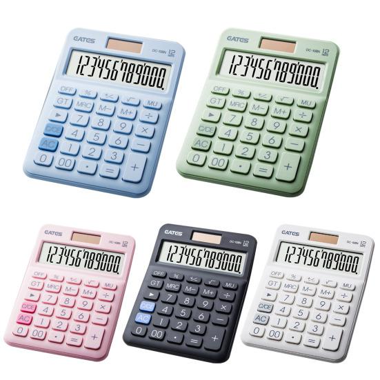 Desktop Calculator with Big Buttons Large Display Screen Dual Power Source Battery Powered Portable Calculator