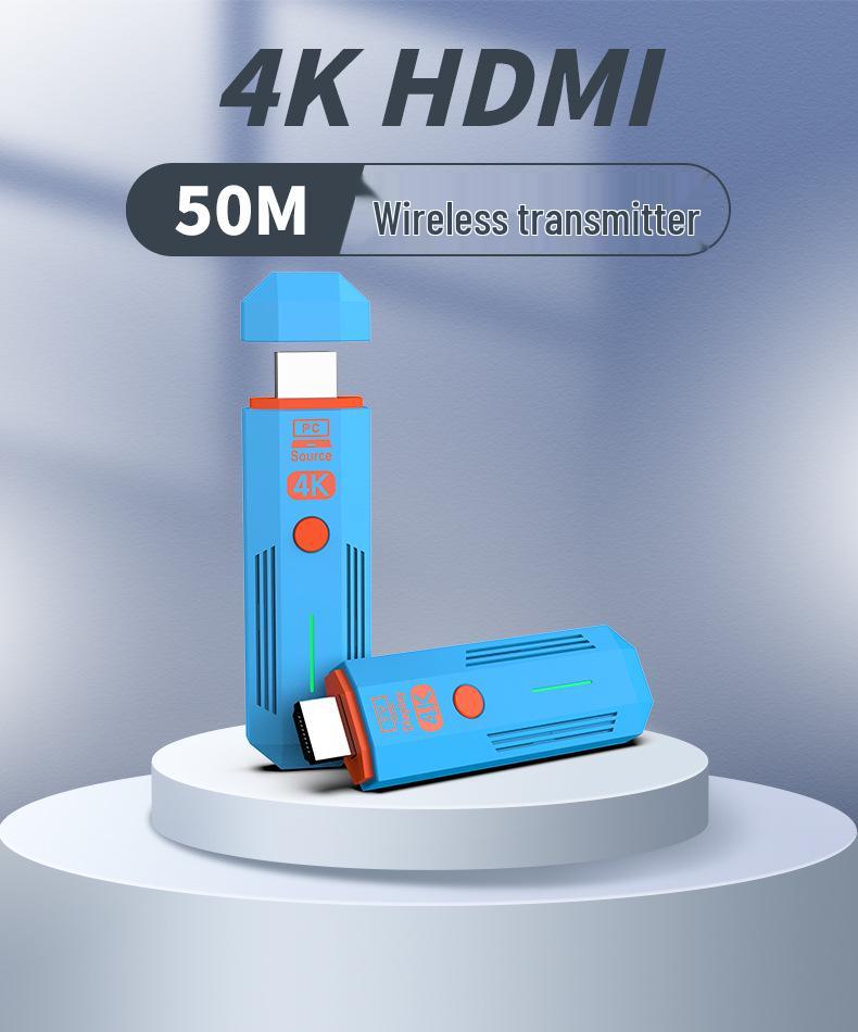 4K HDMI Wireless Transmitter & Receiver 50M Portable Extender