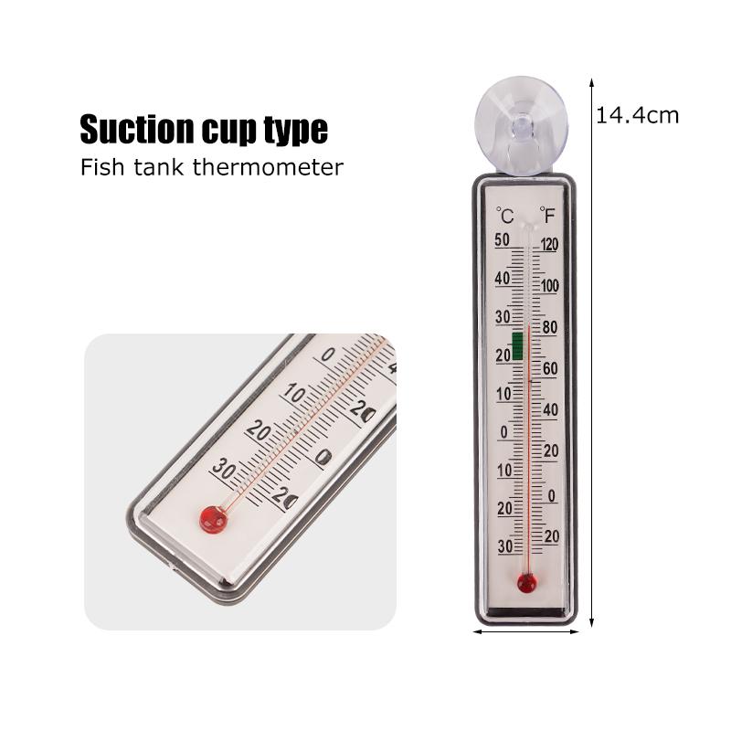 Aquarium Digital Thermometer with Suction Cup Fish Hang On Thermometer for Tank Thermometers Electronic LCD Thermometer
