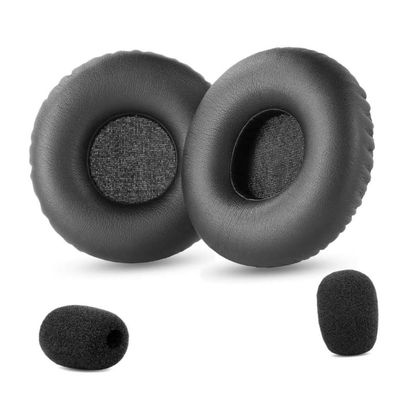 1Pair Ear Pad Replacement Protein Leather Earpads Ear Cushions Sponges Cover Earmuffs for H820e H570e H650e Headphones