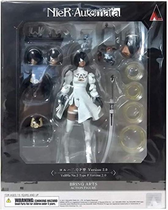 Automata Bring Arts YoRHa 2 Type P Version 13cm Tall PVC Painted Complete Figure Limited Edition NieR No. 2.0