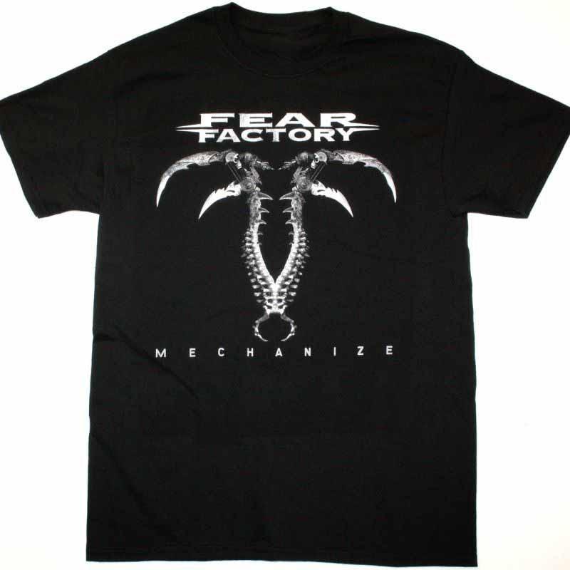 FEAR FACTORY Band MECHANIZE Tee Shirt Black Unisex S-5XL 1G0515 Unisex T-Shirt S