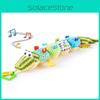 Baby Crocodile Sensory Development Toy With Music And Rattle For Newborns And Toddlers