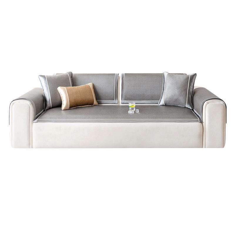 Summer Sofa Mat Cushion Sofa Cushion Summer Cool Cushion Non-Slip Seat Cushion Cover  New Seat Cushion Ice Silk Cover