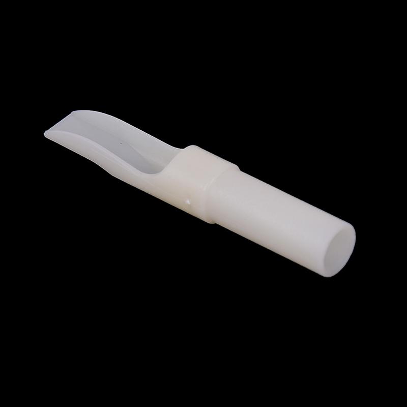 50Pcs Disposable Tattoo Flat Tip Tube Nozzle 5FT White 50Pcs Disposable Tattoo Flat Tip Tube Nozzle 5FT White
