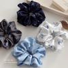 Women's High Elasticity Striped Bow Scrunchie - Durable and Versatile Hair Accessory.