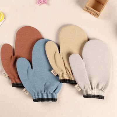 Massage Rubbing Gloves Plant Fiber Scrub Glove Reusable Shower Scrubber  Body Exfoliation