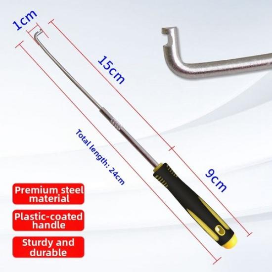 Auto Repair Wrench Stainless Steel Car Door Handle Removal Tool for Quick Fixes