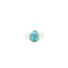 Blue Copper Turquoise Gemstone 925 Stamped Silver Jewelry Handmade Ring For Gift RR-59-45