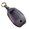 HALLMO Handmade Luxury Leather Car Key Case For BMW LCD Key