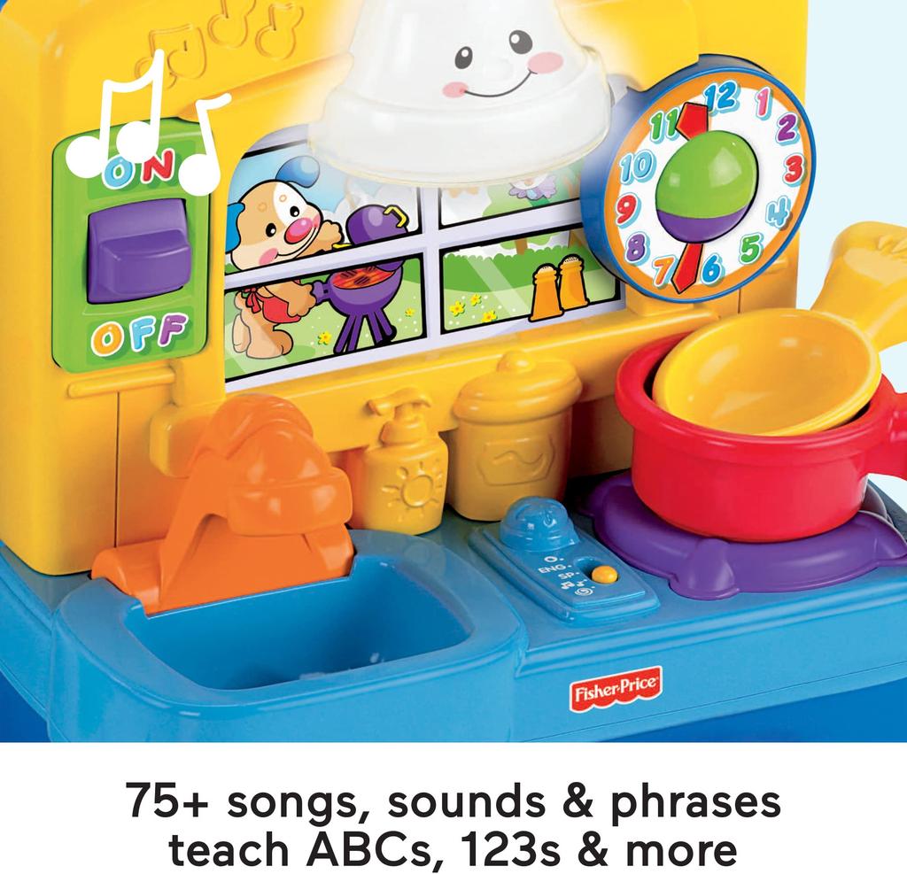Fisher Price Learning Kitchen BMG83 [6-36 Months] [Educational/English/Foreign Language]