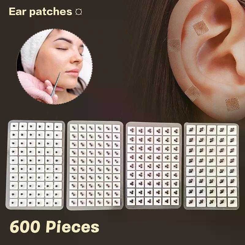 600Pcs/Bag Ear Care Ear Acupuncture Massage Therapy Needle Patch Seeds Sticker Auriculotherapy Vaccaria 1/2/3/4 Capsules