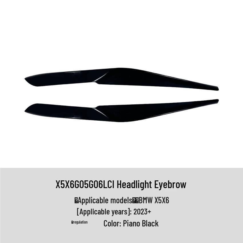 

Наклейка-бровь фары BMW X5/X6 G05/G06 LCI 2023+ для модификации экстерьера For BMW X5/X6 G05/G06 LCI 2023+