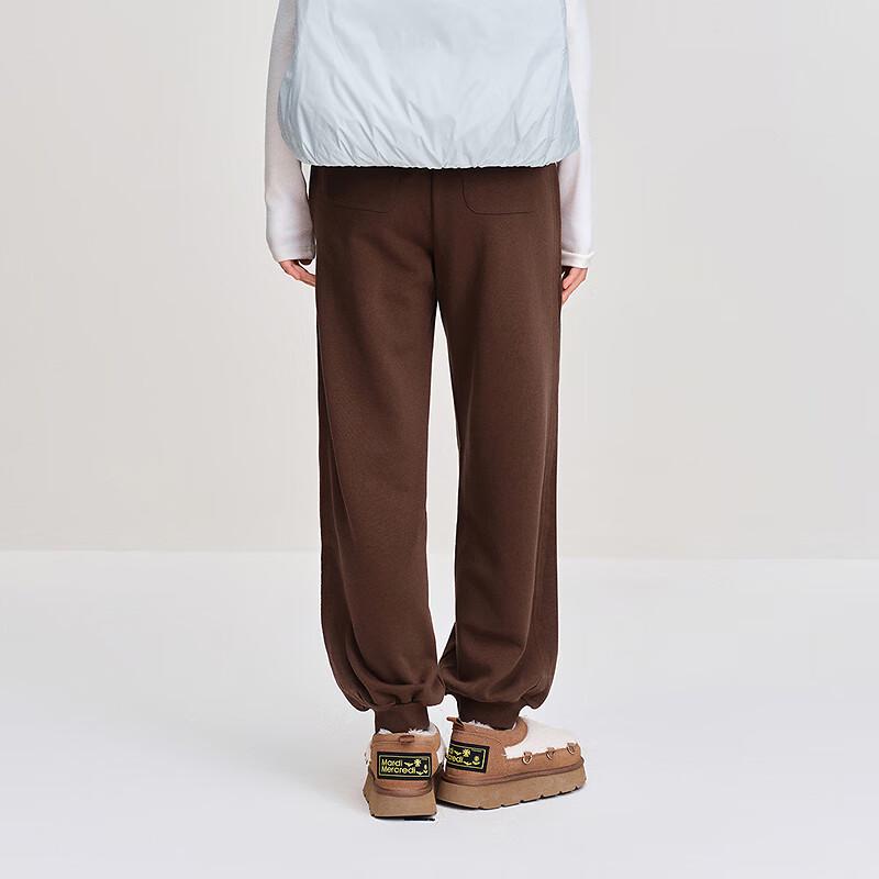 Ledin Retro Maillard Style Straight-Leg Cuffed Casual Pants
