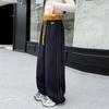 Girls' 2025 Fleece Wide-Leg Sweatpants - Fashionable, Thick, Casual Sports Pants for Autumn and Winter