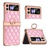Applicable To Samsung Z Flip1 Mobile Phone Case Magnetic Hinge Ring Bracket Xiaoxiangfeng Z Flip1 Anti-drop Protective Case