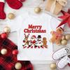 Just A Girl Who Loves Christmas Printed Kids Shirts Child Christmas Party T-shirt Top Xmas Vibes Outfit Child Short Sleeve Tee