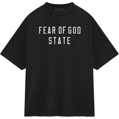 Essentials Heavy Crewneck Tee Black Men Tops 125BT242000F