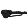 Multi Pocket Walkie Talkie Caller Triangle Unisex Waist Pack Vest Zipper Adjustable Chest Bag
