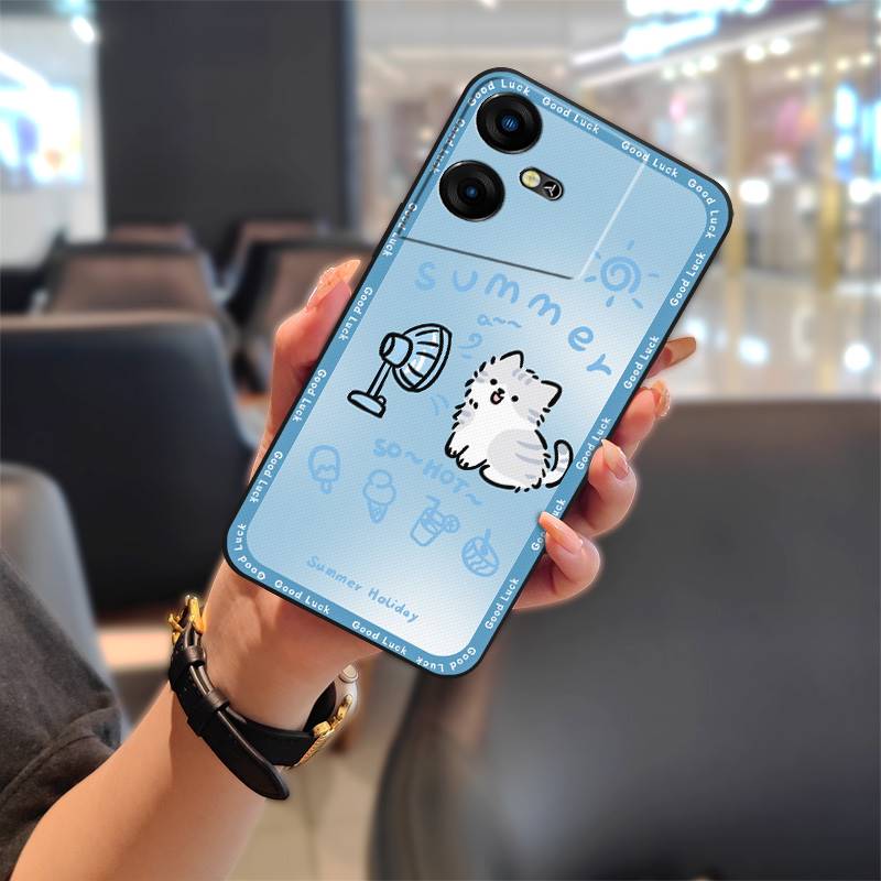 Shockproof TPU Phone Case For Tecno Pova Neo3/LH6N Phone Pouch Full Wrap Back Cover Cartoon Anti-dust Waterproof Durable