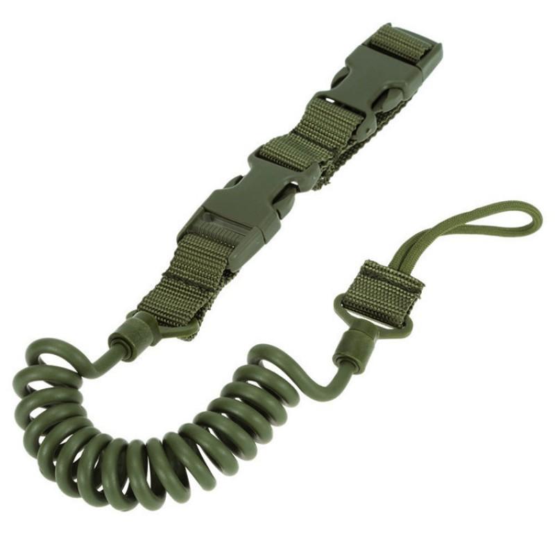 Outdoor Rope Anti-loss Protection Military Fan Accessories Retractable Elastic Backpack Sports Camping Tasks Nylon