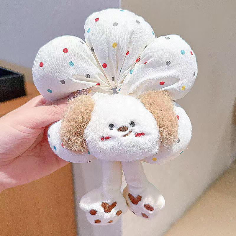 Mickey Polka Dot Cartoon Scrunchie Hair Tie Accessory 2025