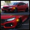 2X LED Side Marker Lights Amber For 2016-21 Honda Civic Sedan/Hatchback/Coupe EK