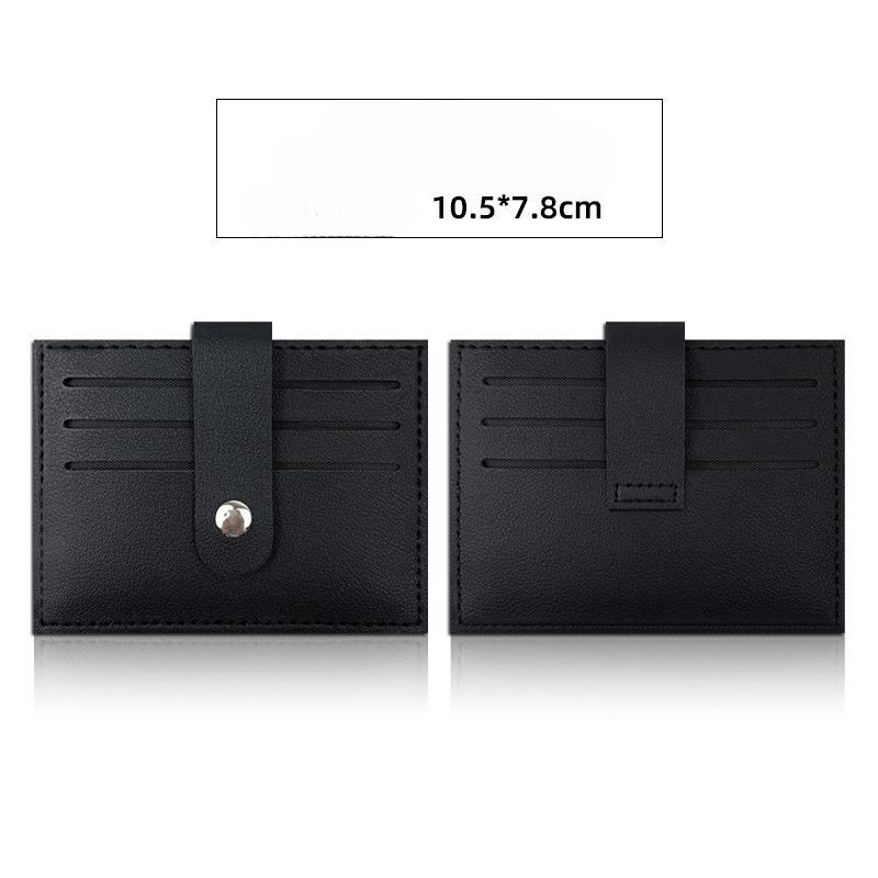 Fashion Leather Ultra-thin Card Holder Bank Credit ID Cards Cover Pouch Case Wallet Organizer Thin Business Bank Card Package