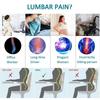 Car Seat Office Chair Back Lumbar Support Car Waist Rest Rebound Memory Foam Cushion Pad Back Lumbar Cushion For Car Driver