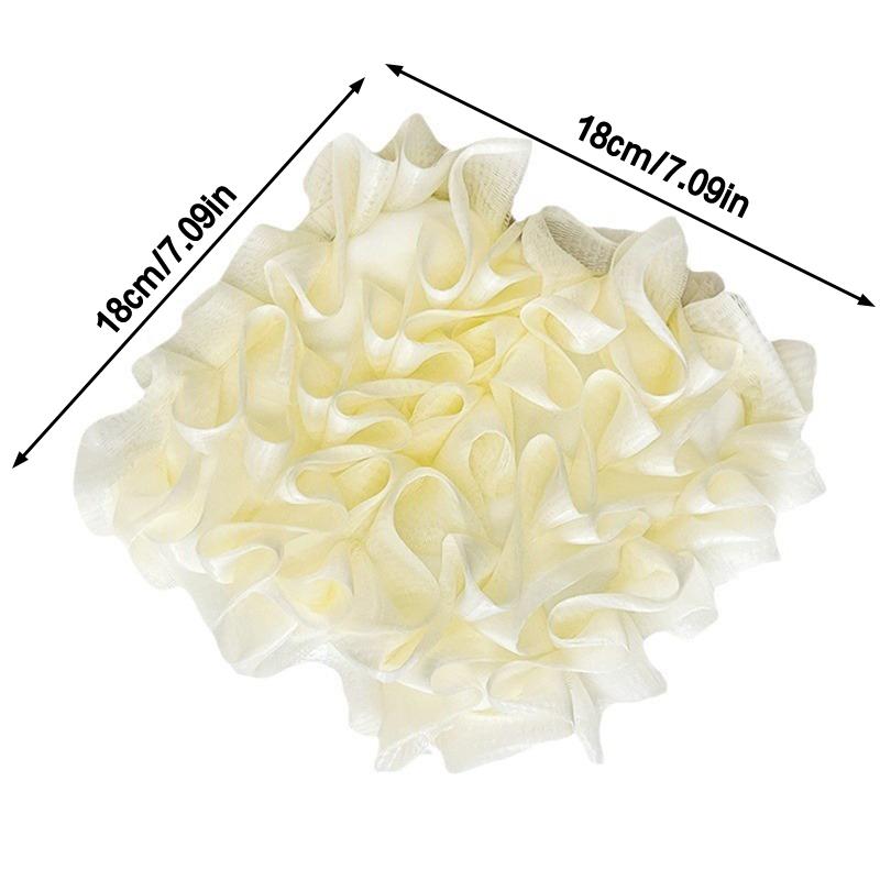 

1 Piece Of Soft Loofah Sponge Bath Ball -2-in-1 Soap Dispenser And Body Scrub, Bathroom Exfoliating Shower Ball For Men Women