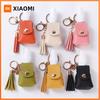 1/6pc 1oz Hand Sanitizer Holder Keychain PU Portable Refillable Bottle with Hook for Outdoor Camping Travel Pocket Lotion Storag