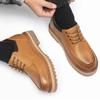 Fashion Genuine Leather Men Casual Shoes Elevator Shoes Height Increased Work Shoes For Man 8CM 6CM Flat Optional Moccasins Taller Male