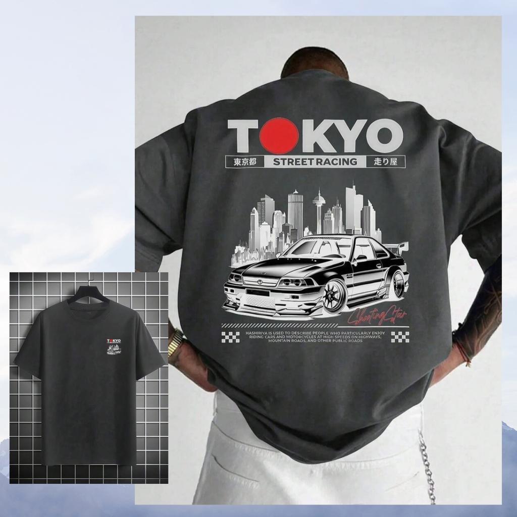 2026 Tokyo Racing Unisexs Fashionable Printed Loose Short Sleeve TShirt Exquisite Design Summer Essential Easy To Match