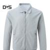 2Pcs/Set Men Autumn Suit Lapel Long Sleeve Zipper Placket Cardigan Elastic Drawstring Waist Long Pants Set Waffle Texture Casual Outfit
