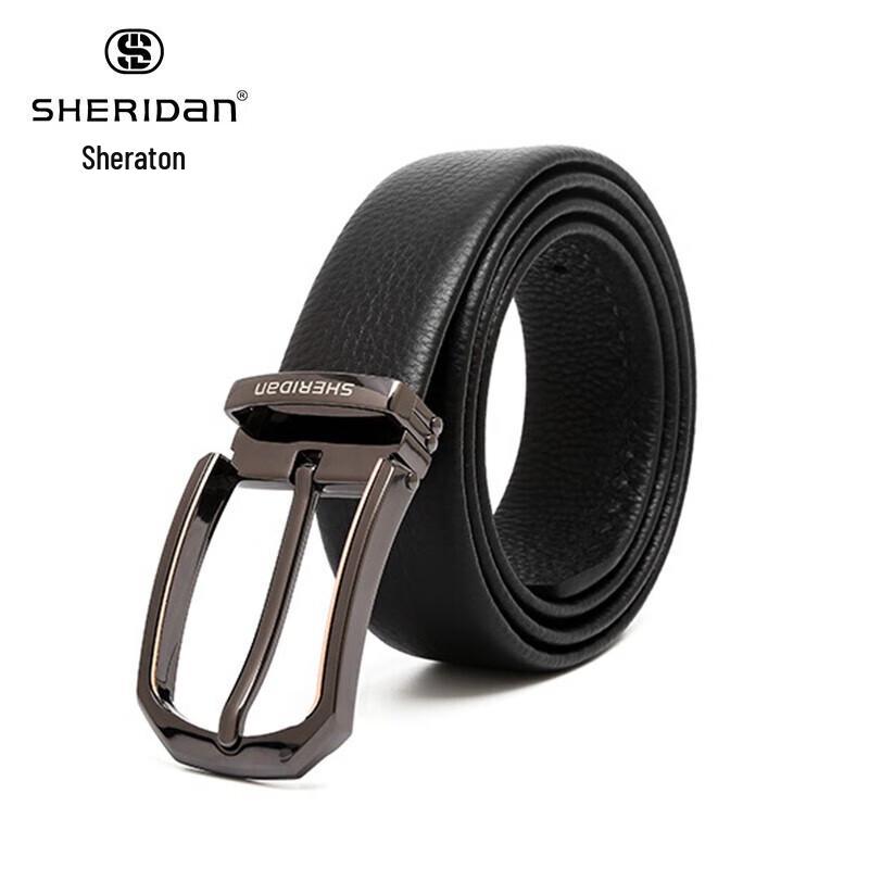 Xilaideng Men s Top-Grain Leather Pin Buckle Belt NL190351S 110cm