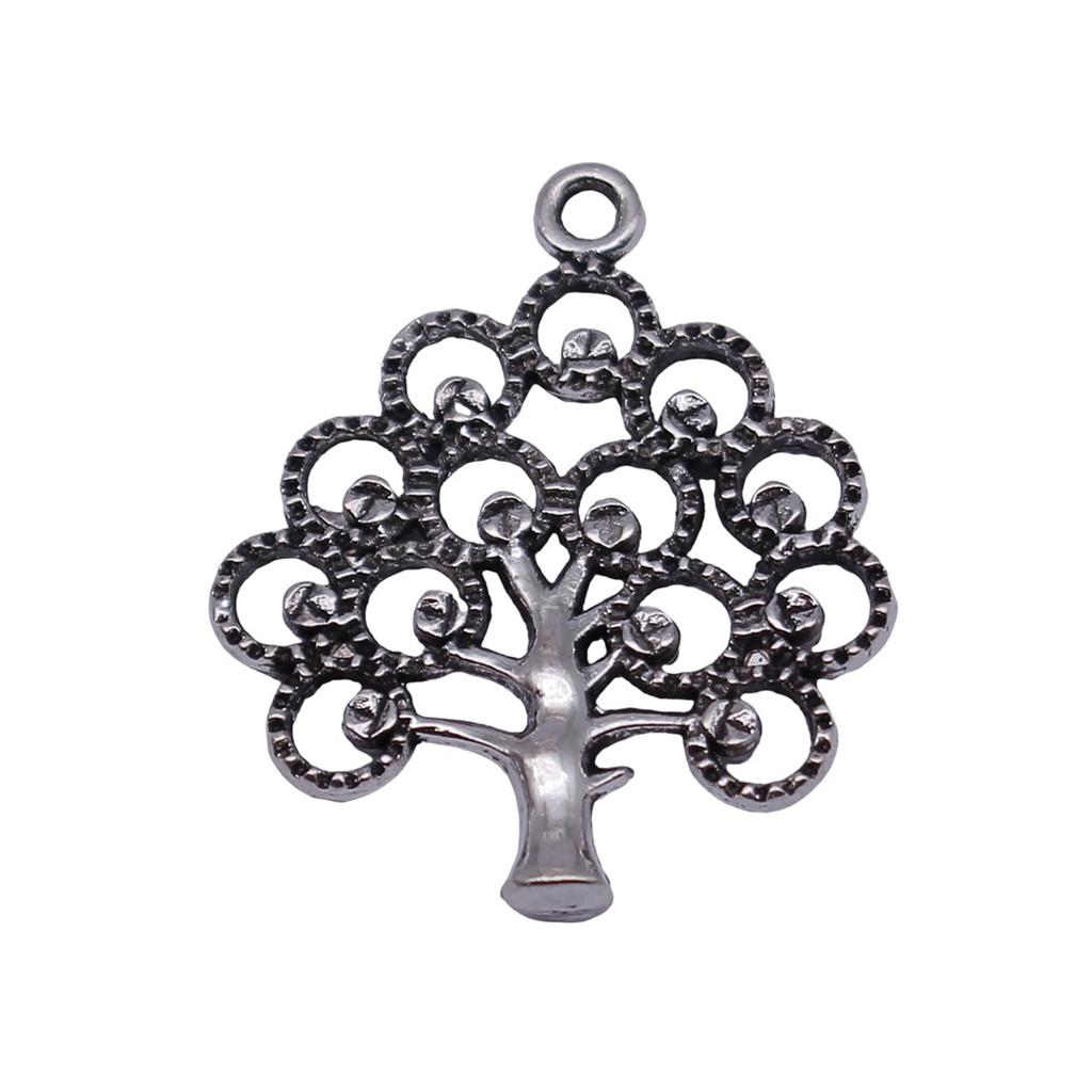 Tree Of Life Charms Antique Round Pendants For Spiritual DIY Jewelry
