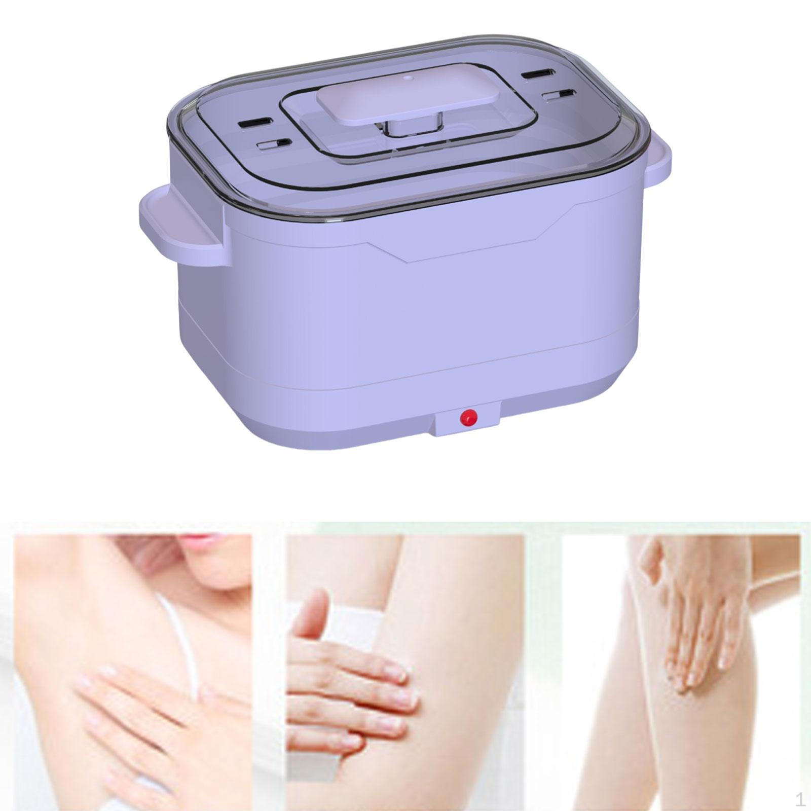 

Compact Hair Removal Device Melting Pot US 110V Plug for Various Body Areas фіолетовий