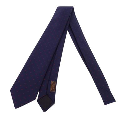HERMES  H334161T 03  Tie Navy Silk Mens