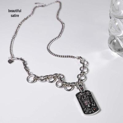 2025 Gothic Skull Pendant Necklace: Dark Punk Hip Hop Fashion for Men