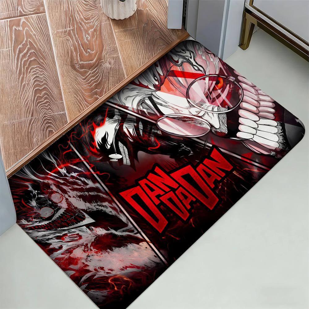 Anime Hot D-DandadanS Floor Mat Cozy Flannel Soft Thick Non-Slip Mat For Living Room Bedroom Kitchen Decor Rugs