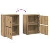 Bookshelf Artisan Oak 40 X 24 X 52 Cm Engineered Wood