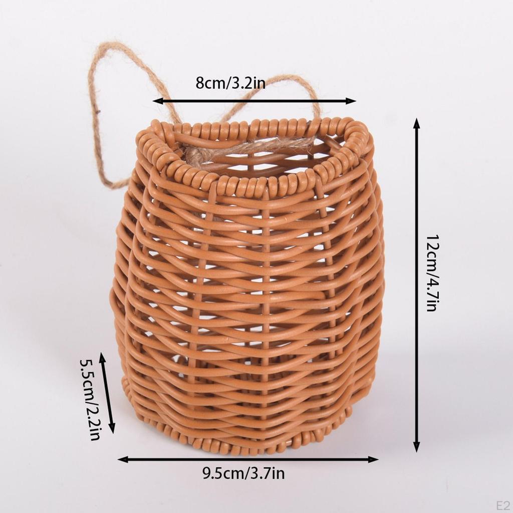 Woven Flower Baskets Holder Bridal Bouquets Storage Basket Floral Arrangement for